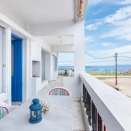 Cycladic Flat With Sea View And Bbq Grill Apartment Ierissos Exterior photo